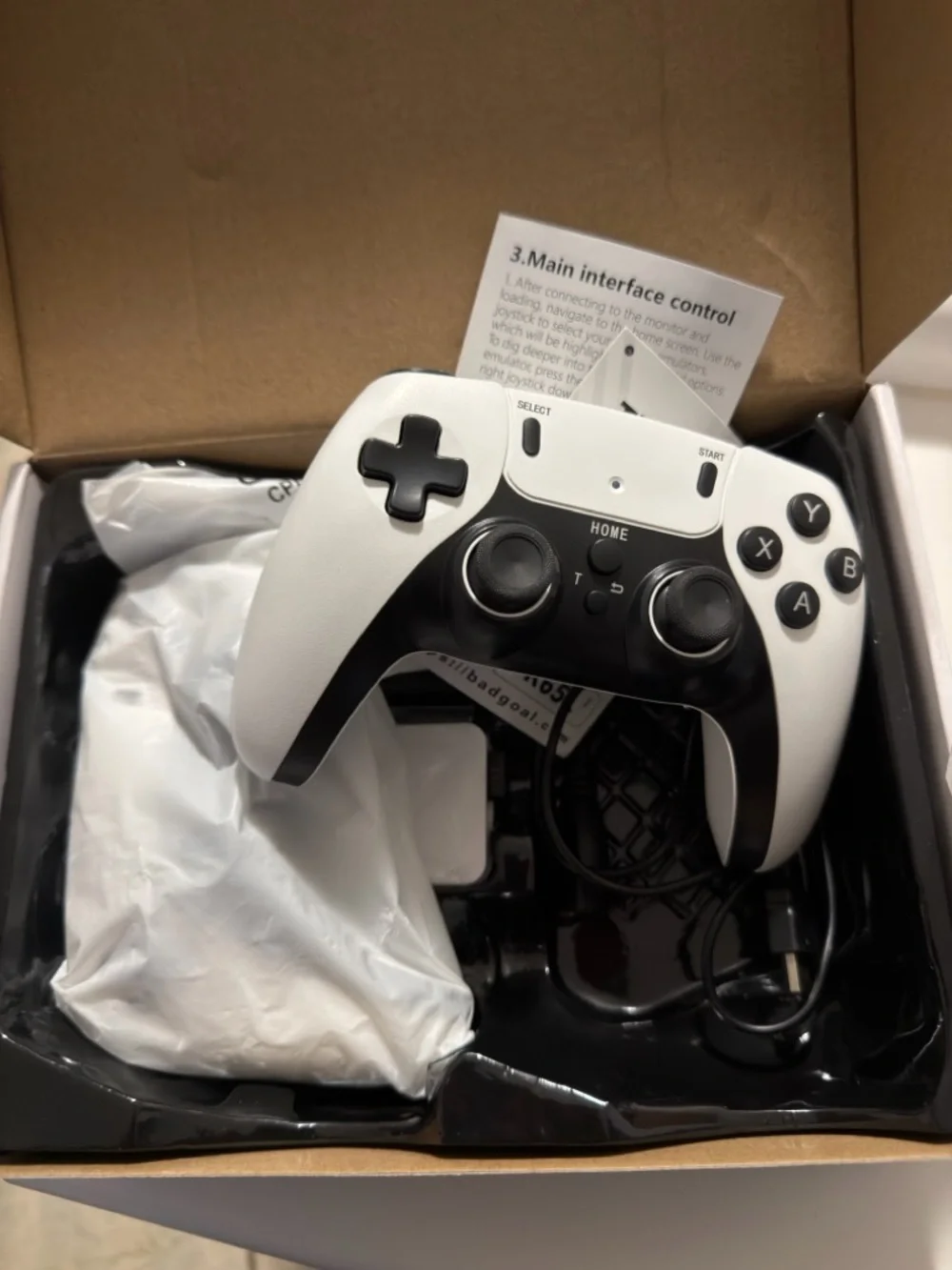 2.4G Wireless White Game Controller plug and play over 20,000 games